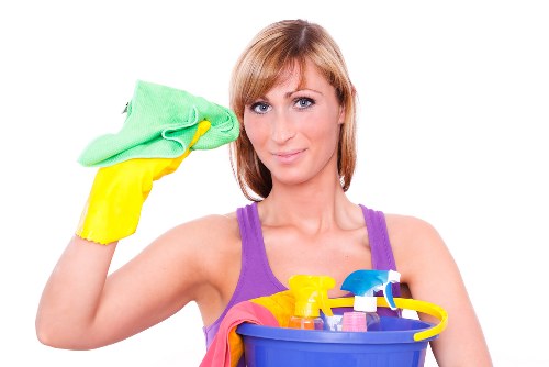Cleaner in Hounslow carrying out a safe and insured cleaning service