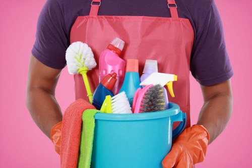 Commercial carpet cleaning equipment in use at a Hounslow workplace