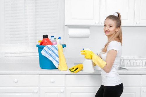 Experienced Hounslow cleaning team maintaining a tidy property