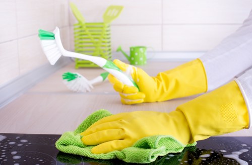 Freshening a mattress with professional cleaning equipment